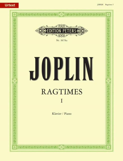 Book cover of: Ragtimes for Piano, Vol. 1