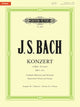 Book cover of: Concerto No. 1 in D minor BWV 1052