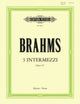 Book cover of: 3 Intermezzi Op.117
