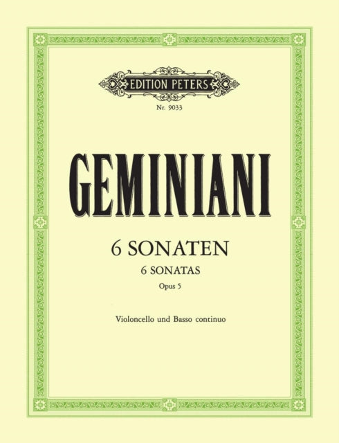 Book cover of: 6 Sonatas Opus 5