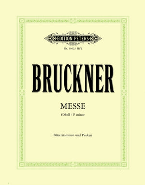 Mass in F minor (wind set)