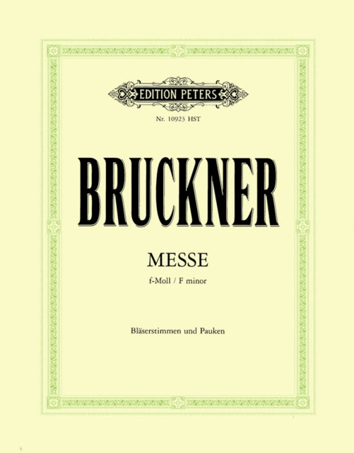 Mass in F minor (wind set)