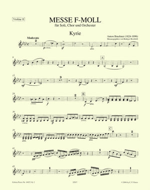 Mass in F minor (violin II)