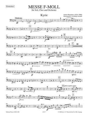 Mass in F minor (double bass)