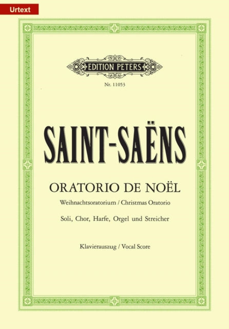 Book cover of: Oratorio de Noel (Christmas Oratorio) Op. 12 (Vocal Score)