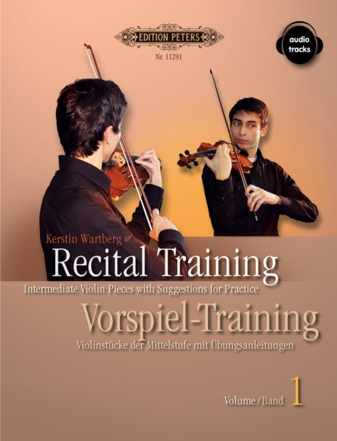 Book cover of: Recital Training, Vol. 1 (Violin Part)