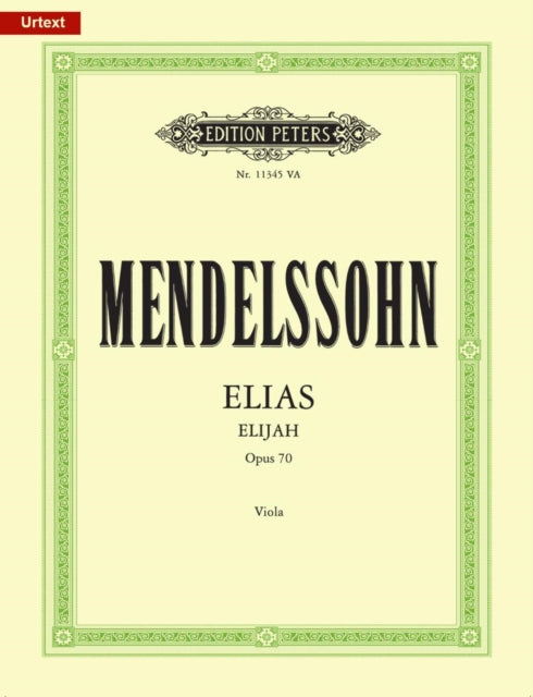 Elijah Op. 70 (Urtext) Viola Part