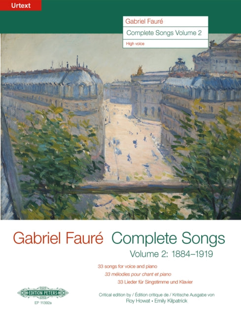 Book cover of: Complete Songs Volume 2: 1884 to 1919 (High Voice)