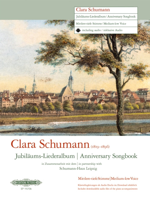 Book cover of: Clara Schumann Anniversary Songbook (Medium-Low Voice)