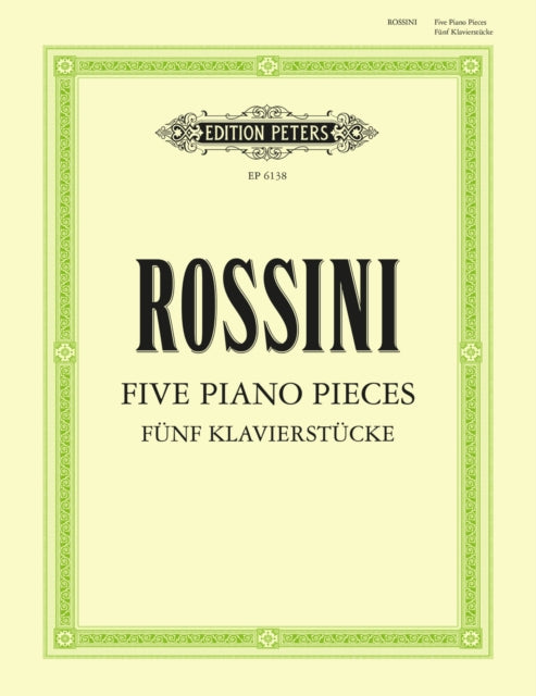 Book cover of: 5 Piano Pieces