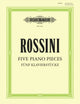 Book cover of: 5 Piano Pieces