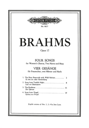 4 Choruses Op.17