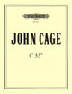 Book cover of: 4'33'' (Tacet Version)
