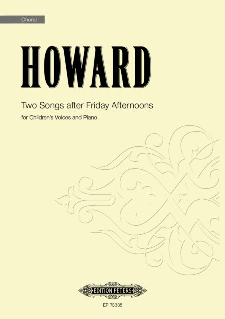 Book cover of: Two Songs after Friday Afternoons