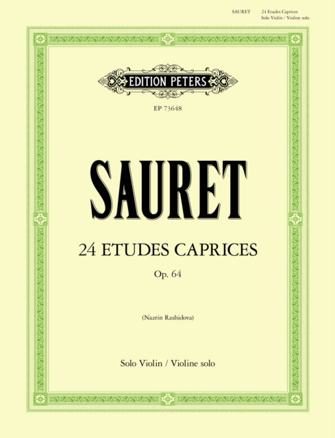 Book cover of: 24 Etudes Caprices, Op. 64