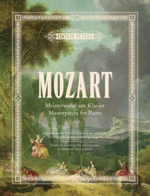 Book cover of: Mozart: Meisterwerke am Klavier / Masterpieces for Piano