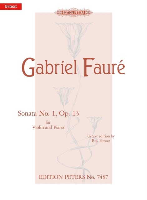 Book cover of: Sonata No. 1, Op. 13 in A