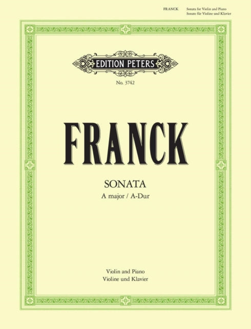 Book cover of: Violin Sonata in A