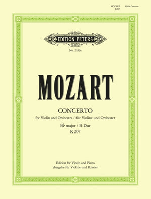 Concerto No. 1 in B flat K207
