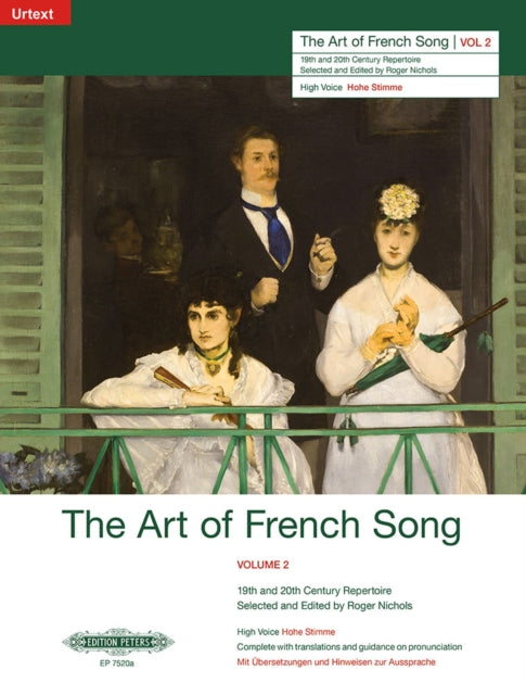 Book cover of: Art of French Song, Vol. 2 High Voice