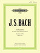 Book cover of: Concerto No. 2 in E BWV 1042