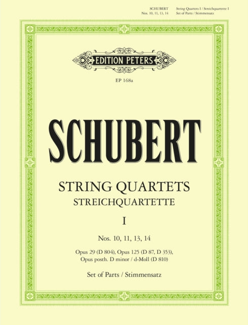 Book cover of: String Quartets, complete Vol.1