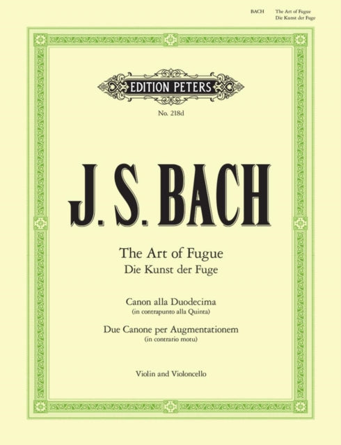 Book cover of: Art of Fugue
