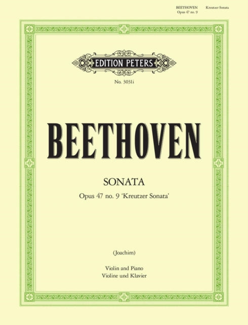 Book cover of: Sonata in A Op.47 'Kreutzer'