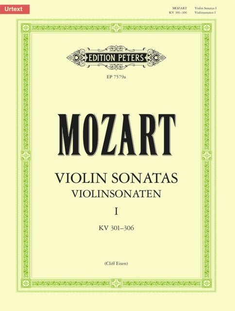 Book cover of: Violin Sonatas Volume 1