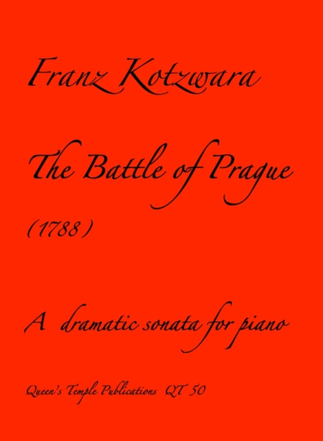 Book cover of: Kotzwara's Battle of Prague