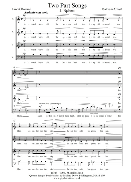 Book cover of: Two Part Songs
