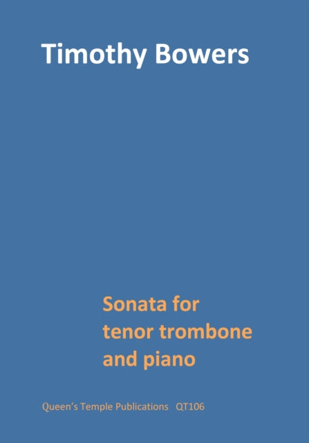 Book cover of: Sonata for Tenor Trombone and Piano