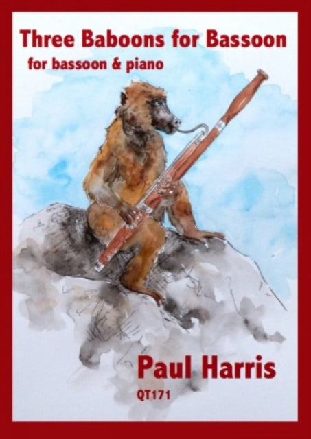 Book cover of: 3 Baboons for Bassoon