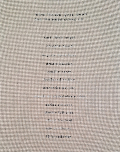 When the Sun Goes Down and the Moon Comes Up