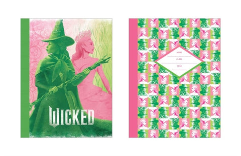 Wicked Pink & Green Composition Notebook Set (Set of 2)