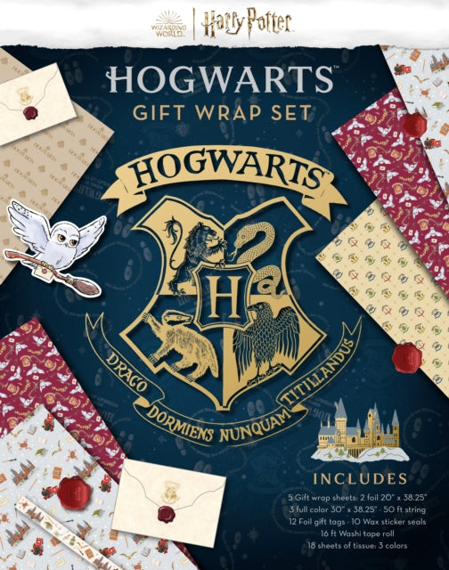 Book cover of: Harry Potter: Hogwarts Gift Wrap Stationery Set