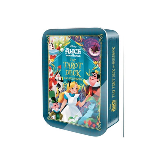 Book cover of: Alice in Wonderland Tiny Tarot Deck and Guidebook