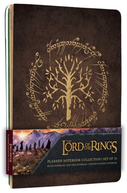 Book cover of: Lord of the Rings Planner Notebook Collection (Set of 3)
