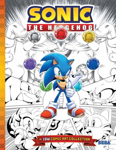 Book cover of: Sonic the Hedgehog: The IDW Comic Art Collection. By: Tracy Yardley