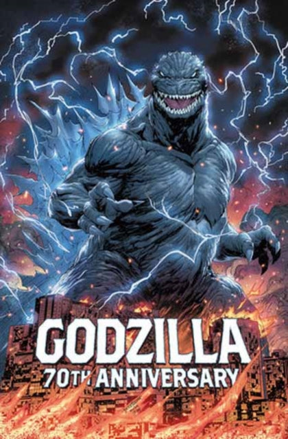 Book cover of: Godzilla's 70th Anniversary. By: Joelle Jones