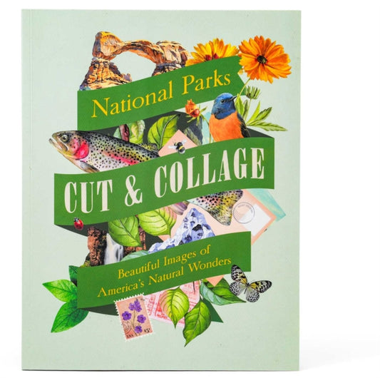 Book cover of: Cut & Collage National Parks. By: Earth Aware Earth Aware Editions