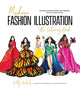 Book cover of: Modern Fashion Illustration: The Coloring Book. By: Holly Nichols