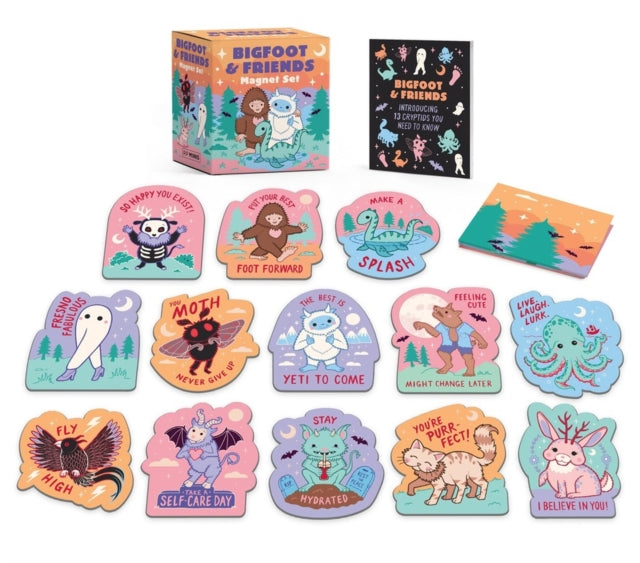 Bigfoot & Friends Magnet Set 9798894140681 Mollie Thomas